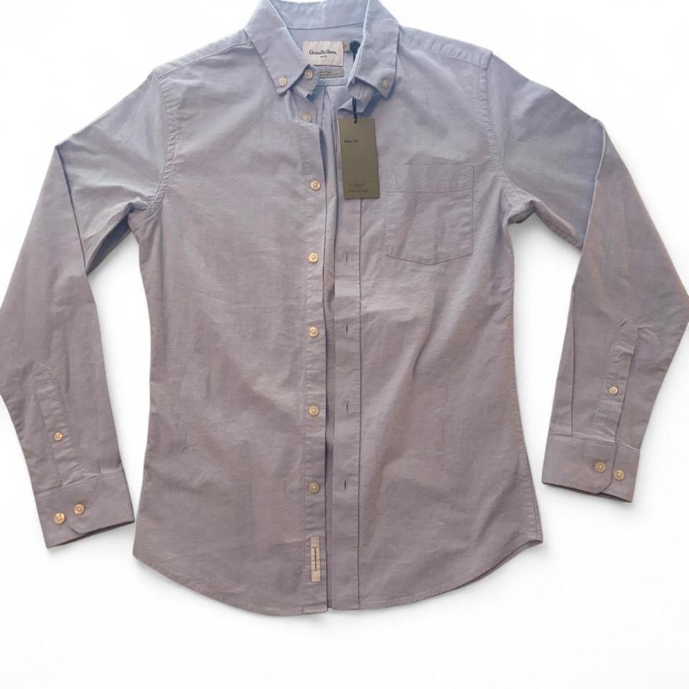 Goodfellow & Co Slim Fit Northrop Shirt Light Blue Button Up Small NWT